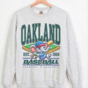 1968 Vintage Oakland Athletics Baseball Sweatshirt shirt richardinc